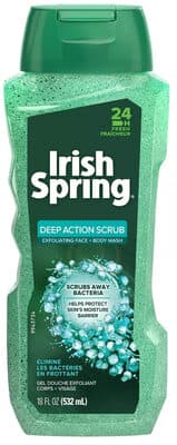 Deep Action Scrub Men's Exfoliating Face & Body Wash