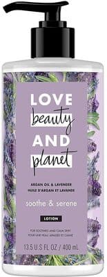 argan oil & lavander lotion
