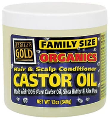 Castor Oil Hair and Scalp Conditioner. Made With 100% Pure Castor Oil, Shea Butter And Aloe Vera. Organic