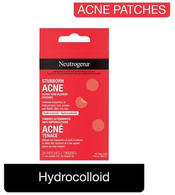 Stubborn Acne Blemish Patches, Hydrocolloid Spot Treatment, Pimple Care Patch, Hypoallergenic