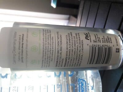 Cleansing water