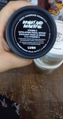 Bright and beautiful face scrub