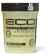 ECO STYLE PROFESSIONAL STYLING GEL BLACK CASTOR & FLAXSEED OIL