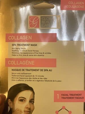 Collagen face mask