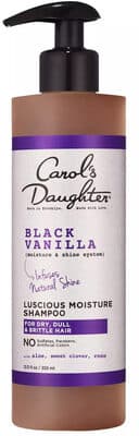 Black Vanilla Moisture & Shine Sulfate Free Shampoo for Dry Hair