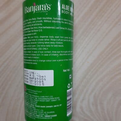 Banjara's Aloe Vera Body Wash