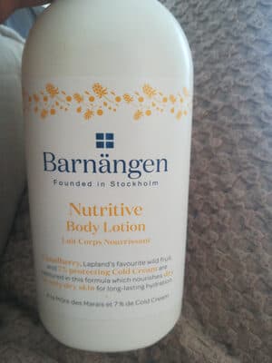 Nutritive body lotion