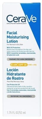 Facial moisturising lotion