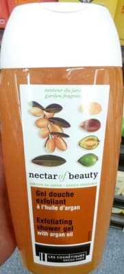Gel douche exfoliant à l'huile d'argan