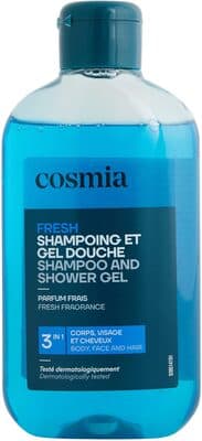 Cosmia homme shampoing et gel douche - fresh 3en1 - 250ml