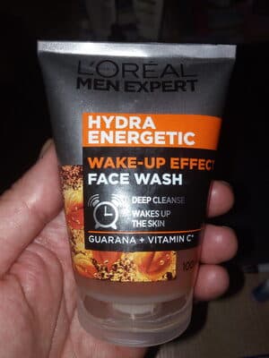 L'Oreal Men Expert, Hydra Energetic Wake-up Effect Face Wash, 100 ml
