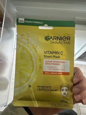 Sheet mask vitamin c