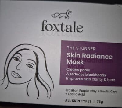 Skin radiance purple mask