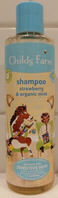 Strawberry and organic mint shampoo