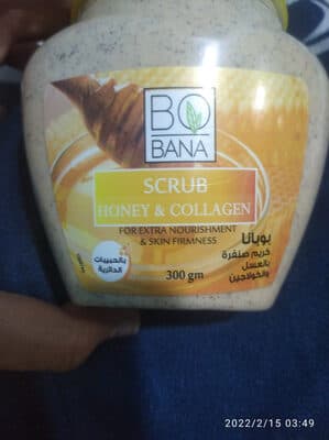 scrub honey and collagen