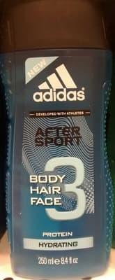 After sport Body hair face 3