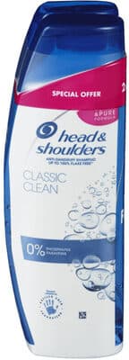 Head & Shoulders Shampoo Classic Clean 2x280ml