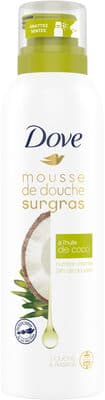 Dove Surgras Gel Douche Mousse Nourissante Infusée Huile de Coco 200ml