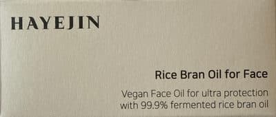 Rice Bran Oil for Face