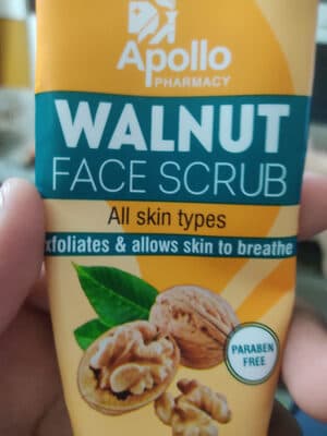 walnut face scrub