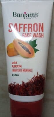 Banjara's Saffron face wash