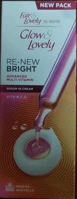Glow & LovelyGlow & Lovely Re-New Bright Advanced Multi Vitamin Serum in Cream