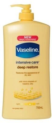 vaseline deep restore yellow btl