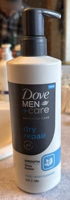 Men+Care Advanced Care Dry Repair Face + Body Cleanser