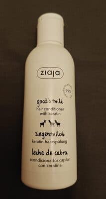 Goat's milk hair conditioner with keratin