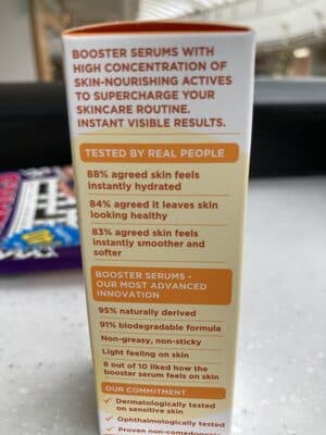 Vitamins C+E+F booster serum
